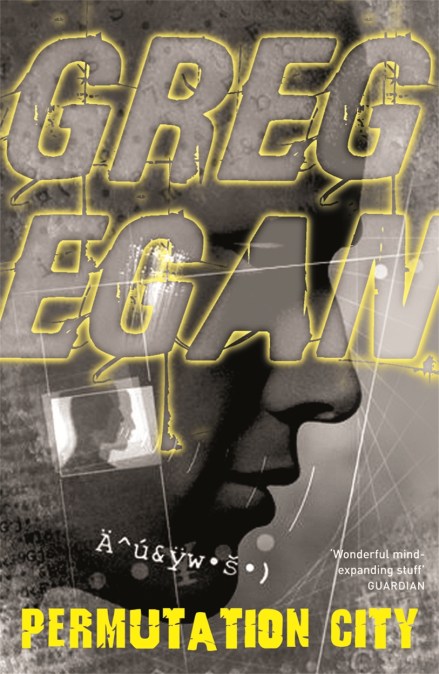 Permutation City by Greg Egan, book cover